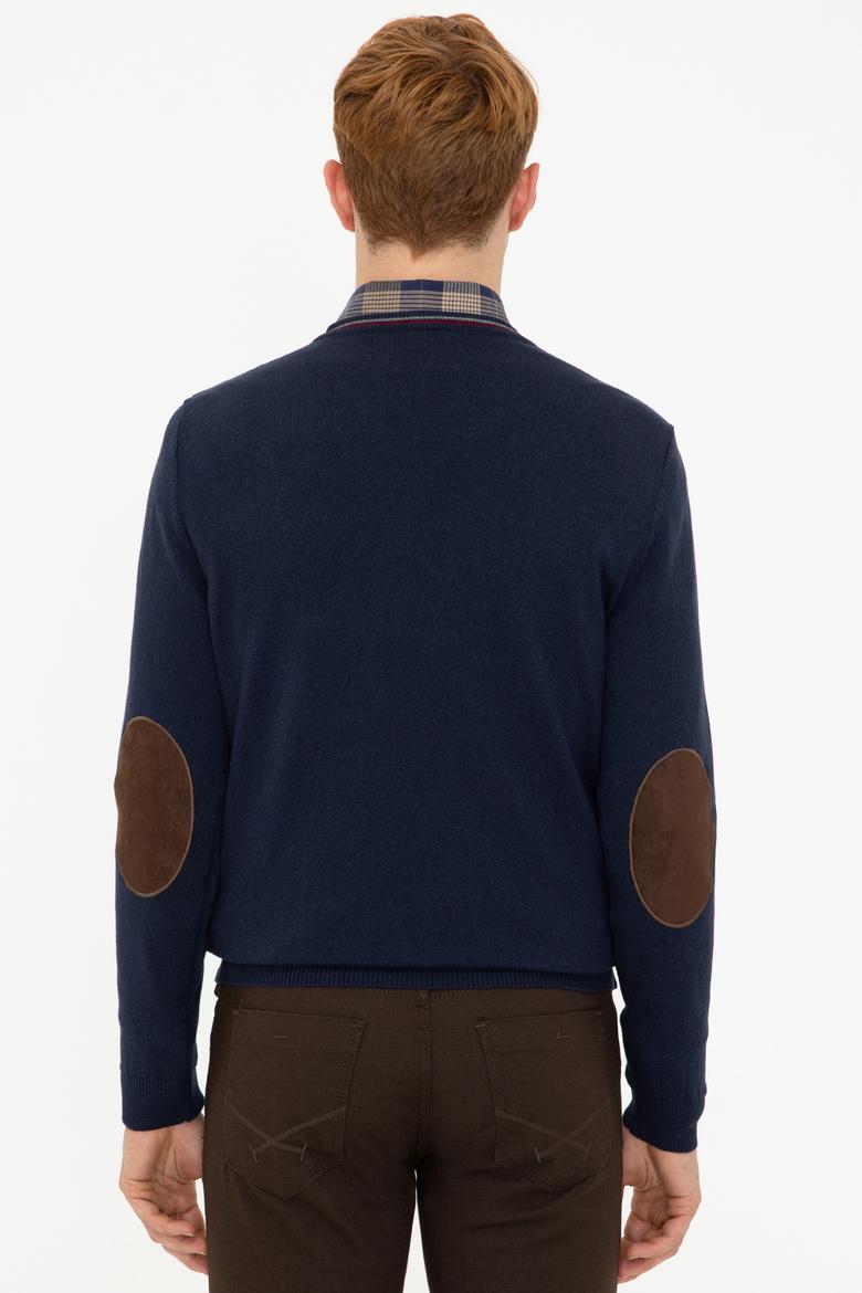 Erkek Lacivert Basic Kazak - 50236974007