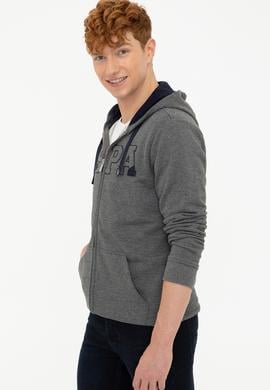 Erkek Antrasit Melanj Sweatshirt - 50237915029