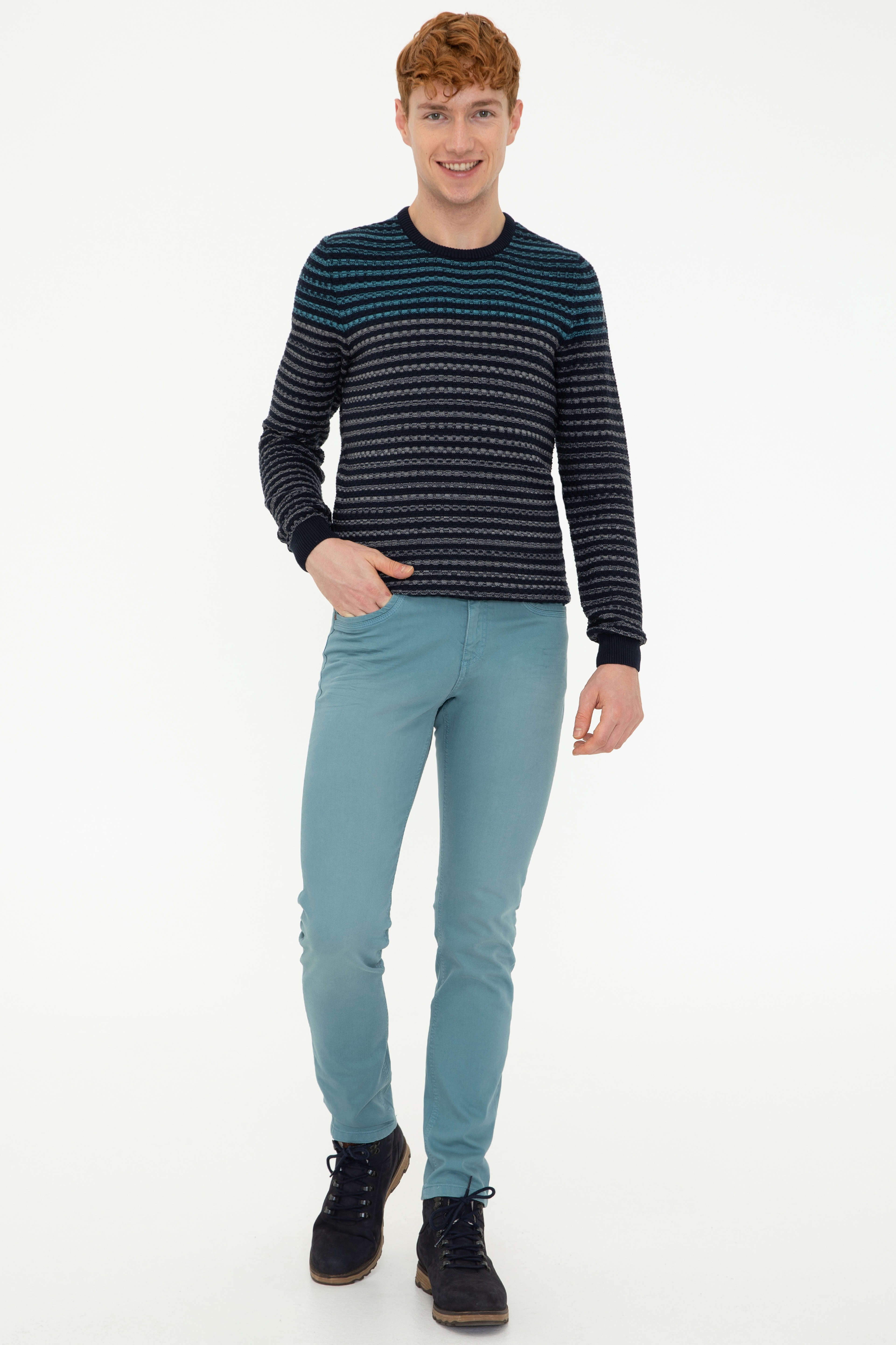 Erkek Yeşil Chinos - Image 1
