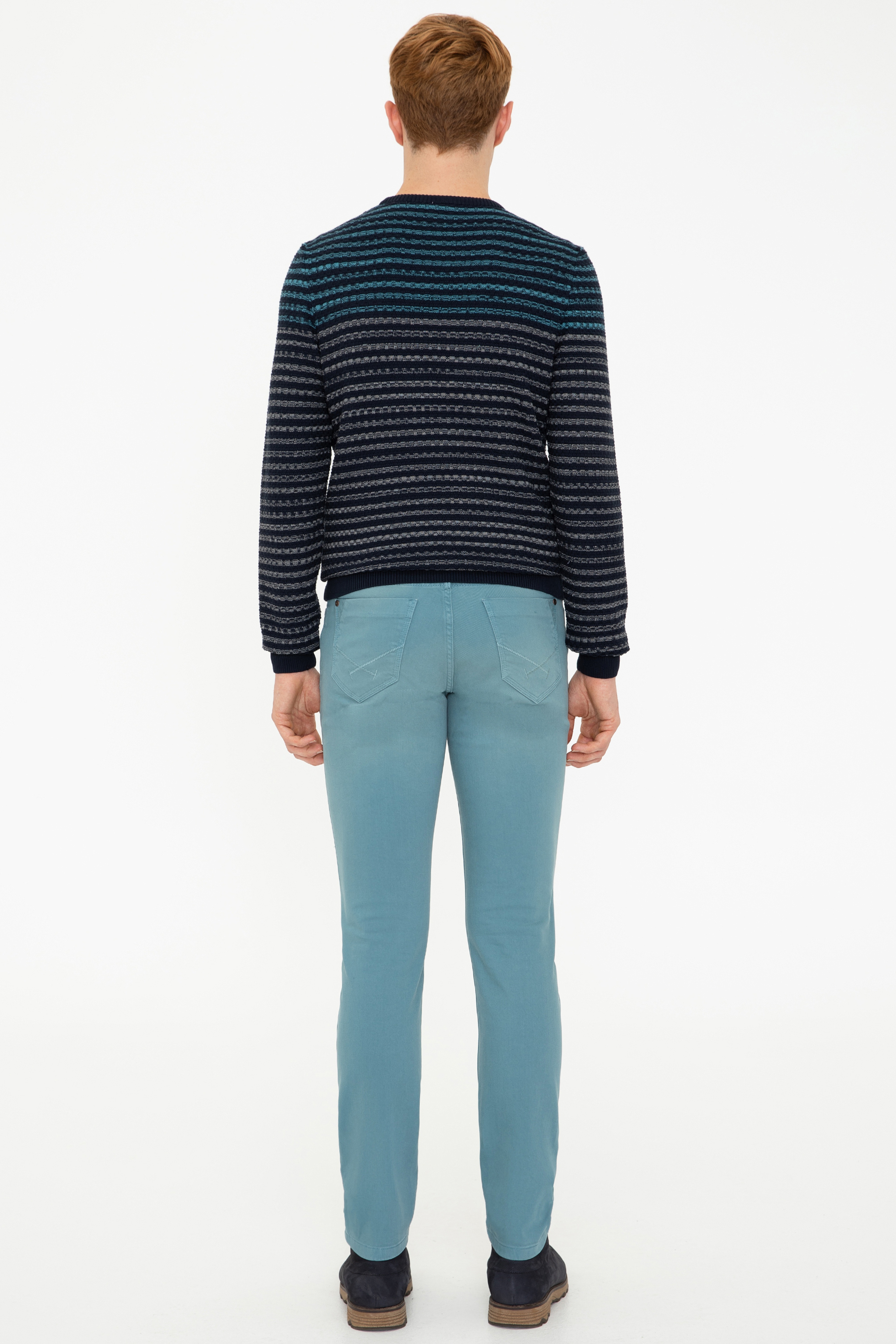 Erkek Yeşil Chinos - Image 3