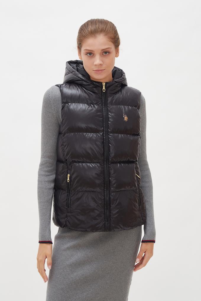 Kadın Siyah Dokuma Yelek