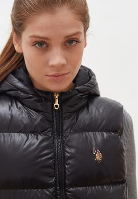 Kadın Siyah Dokuma Yelek - 50230680022