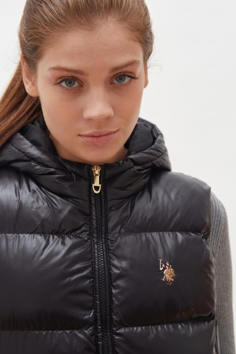 Kadın Siyah Dokuma Yelek - 50230680022