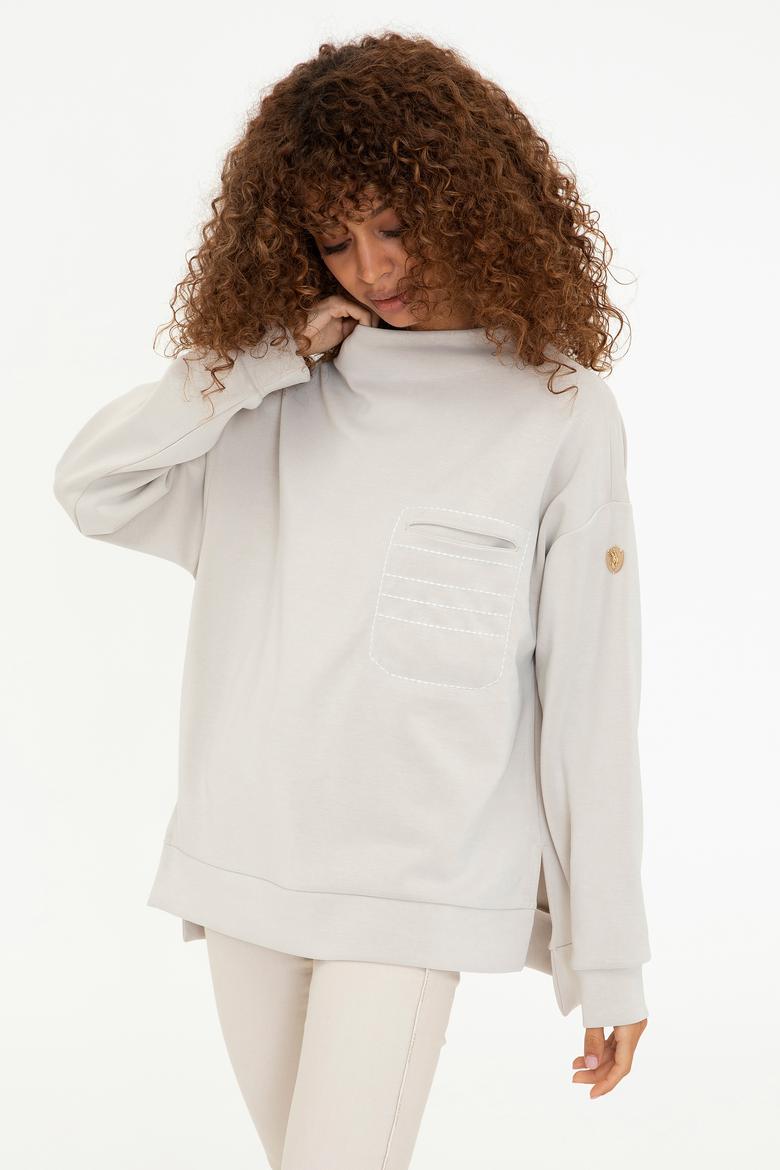 Kadın Taş Sweatshirt - 50240700013