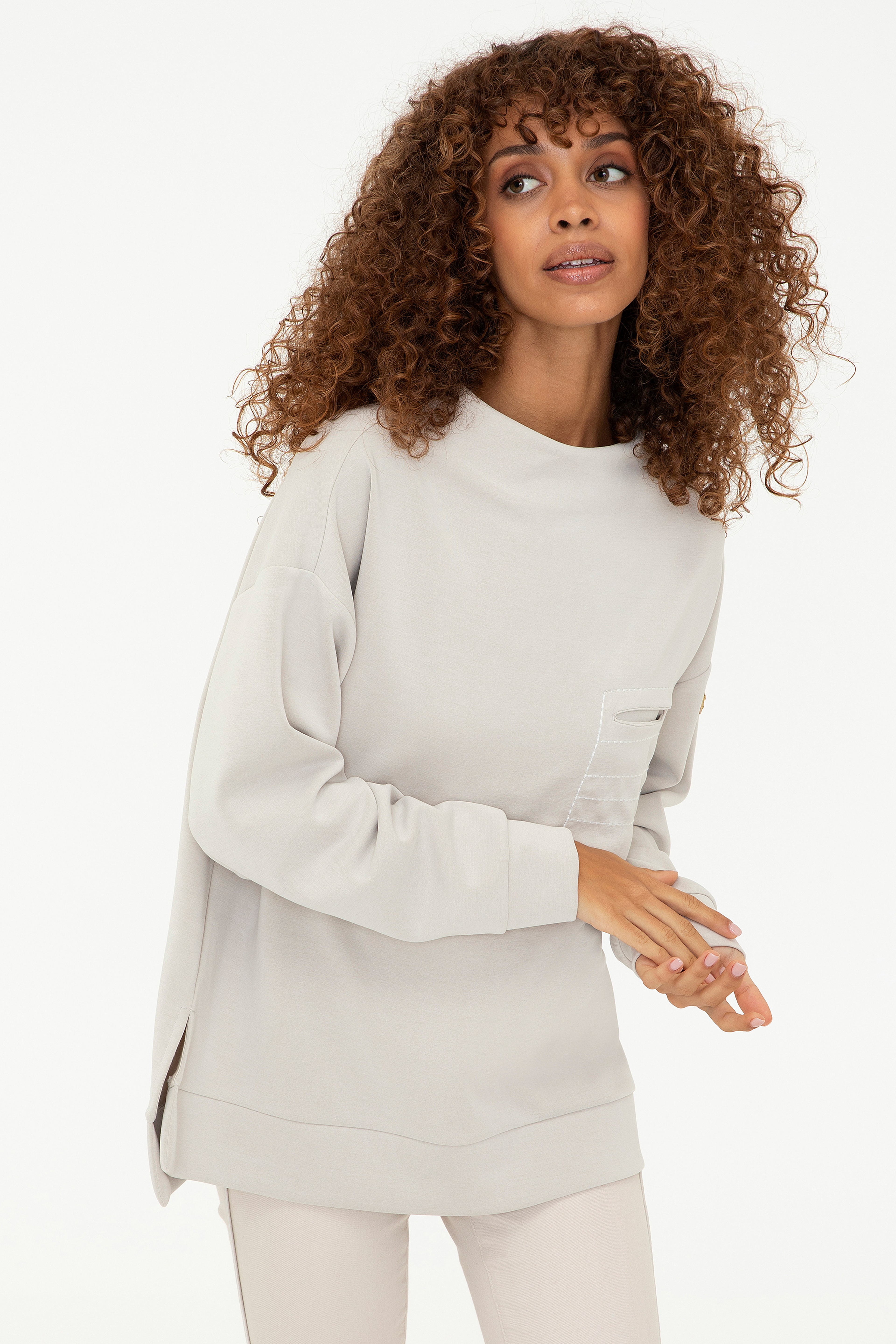 Kadın Taş Sweatshirt