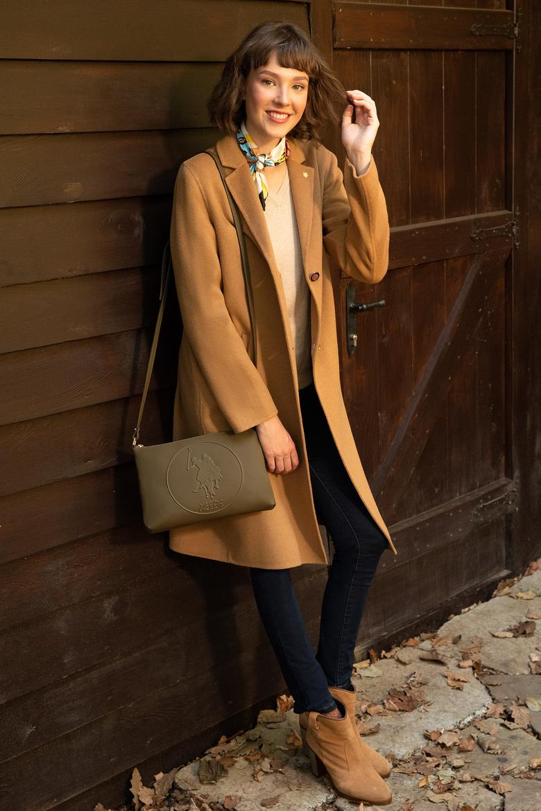 Kadın Haki Postacı Çantası