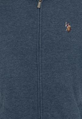 Erkek Lacivert Kapüşonlu Fermuarlı Sweatshirt - 50209069003