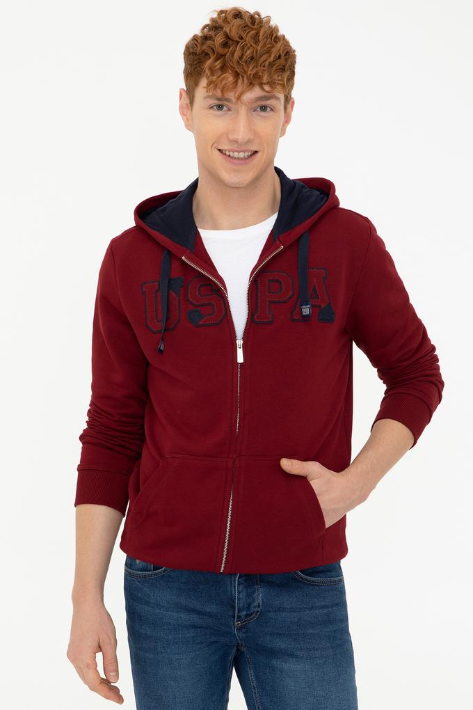 Erkek Bordo Örme Hırka