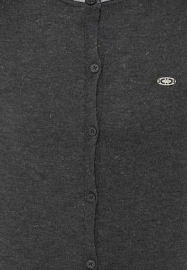 Kadın Antrasit Melanj Triko Hırka - 50237648027