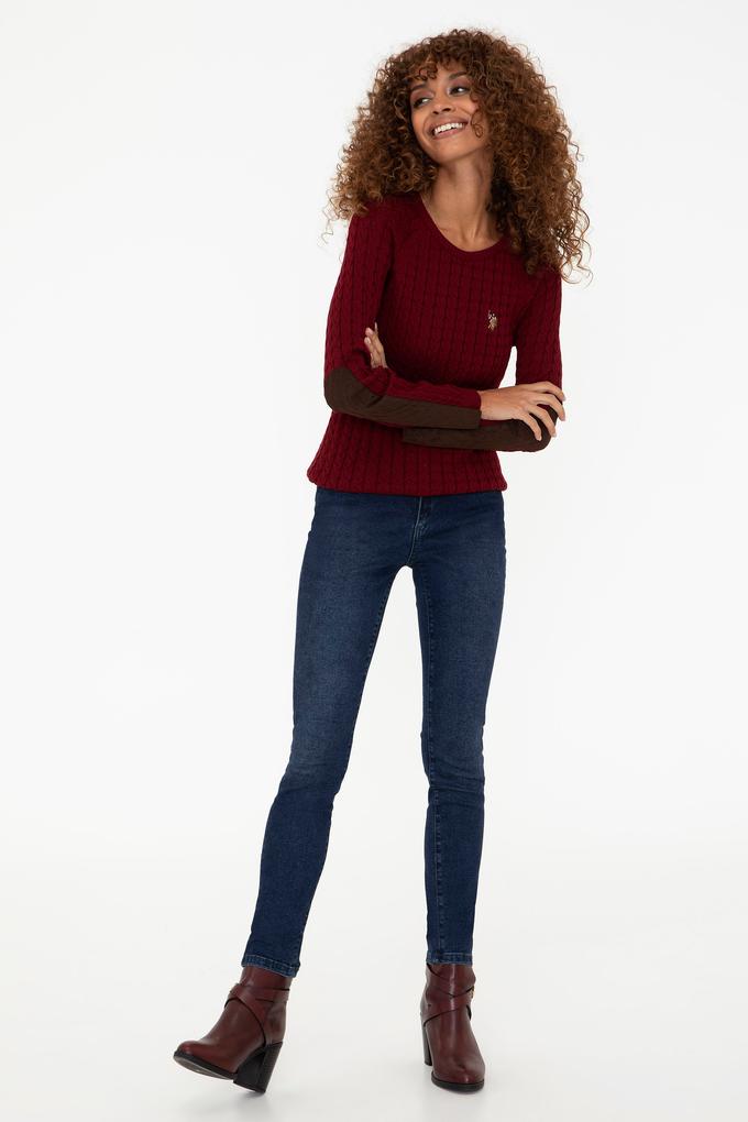 Kadın Koyu Mavi Jean Pantolon