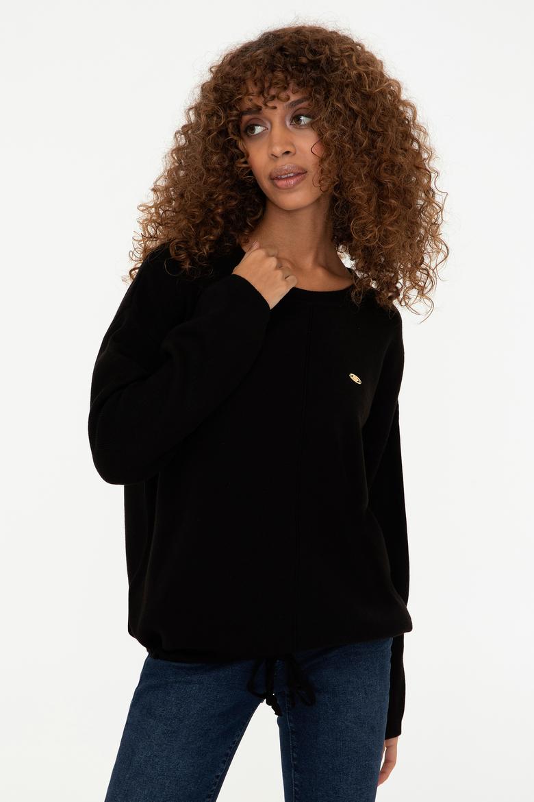 Kadın Siyah Kazak - 50241934006