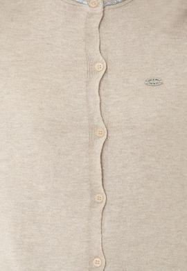 Kadın Bej Melanj Triko Hırka - 50237648021