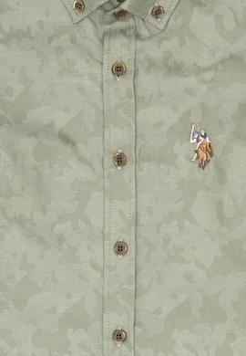 Erkek Çocuk Haki Uzun Kollu Gömlek - 50238055010