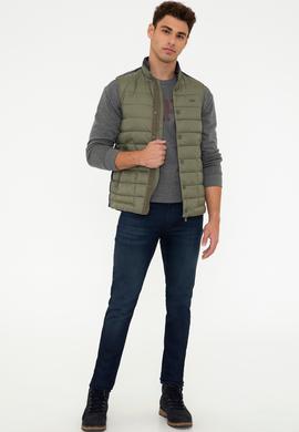 Erkek Haki Yelek - 50217996036