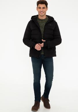Erkek Siyah Mont - 50224487024