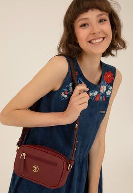 Kadın Bordo Çapraz Çanta - 50271998004