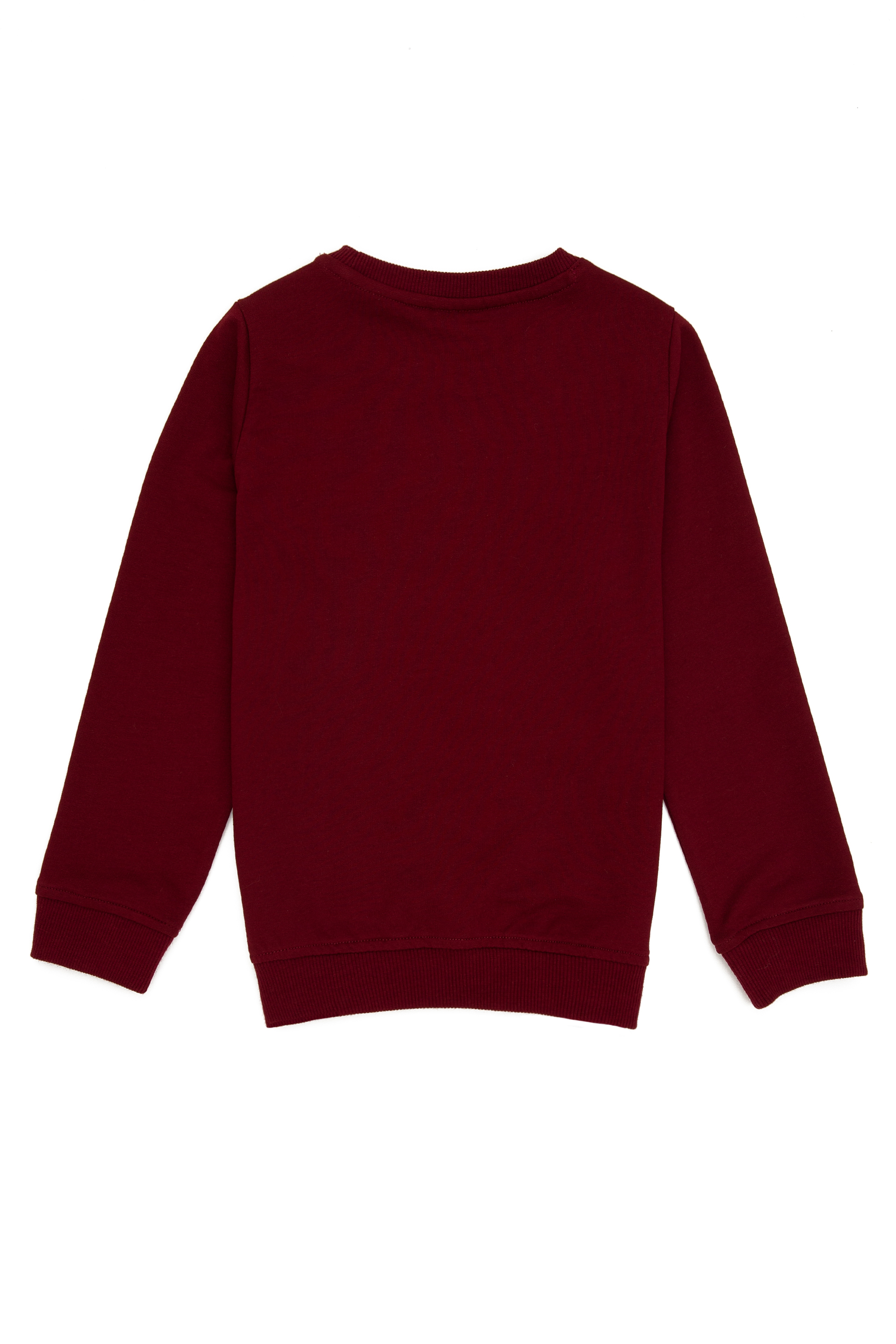 Erkek Çocuk Bordo Basic Sweatshirt
