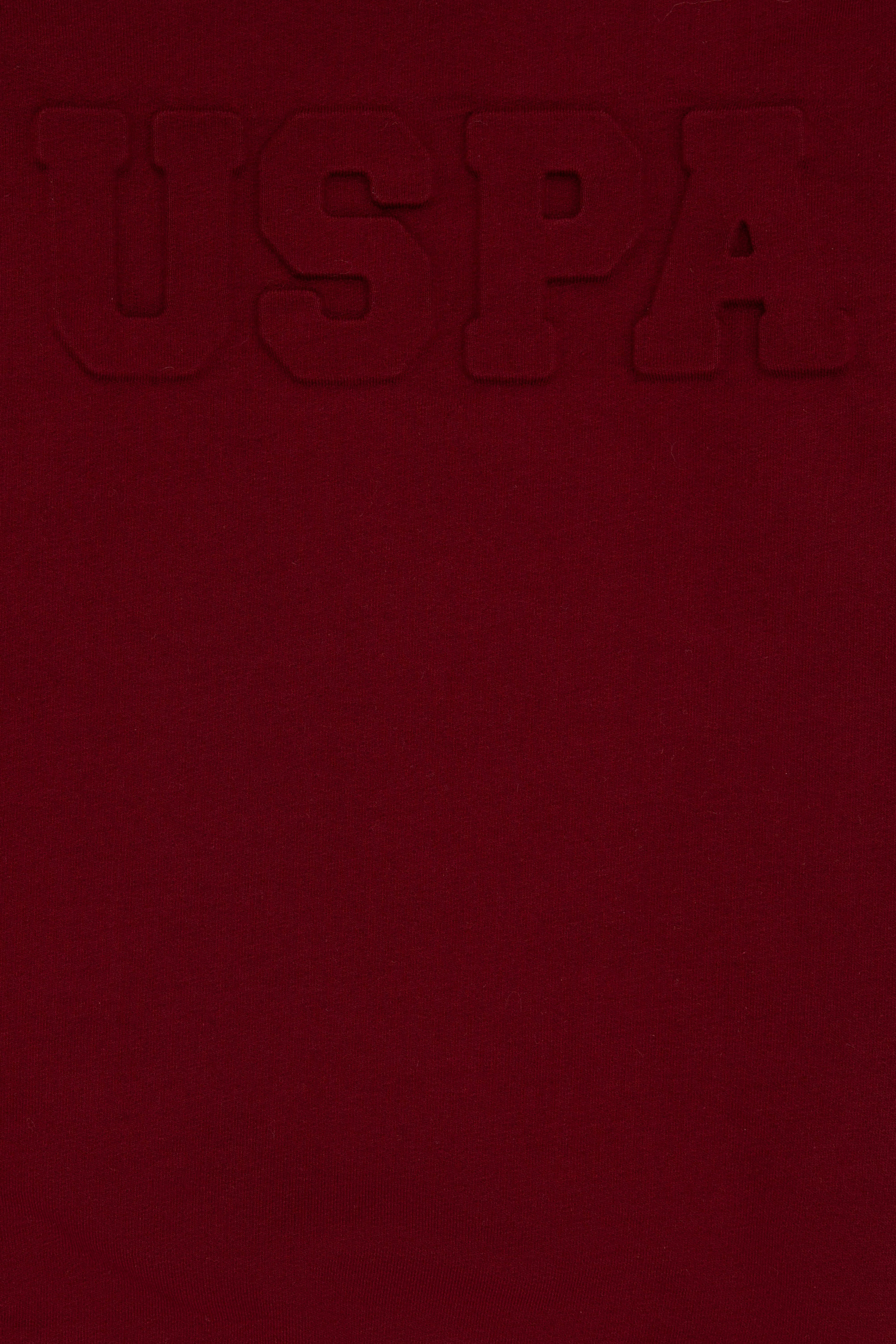 Erkek Çocuk Bordo Basic Sweatshirt - Image 3