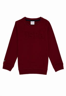 Erkek Çocuk Bordo Basic Sweatshirt - 50236949024