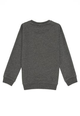 Erkek Çocuk Antrasit Melanj Basic Sweatshirt - 50236949012