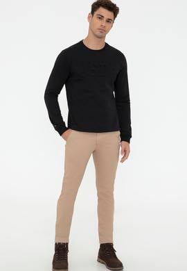 Erkek Siyah Basic Sweatshirt - 50237233110