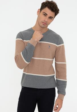 Erkek Camel Melanj Kazak - 50237332024