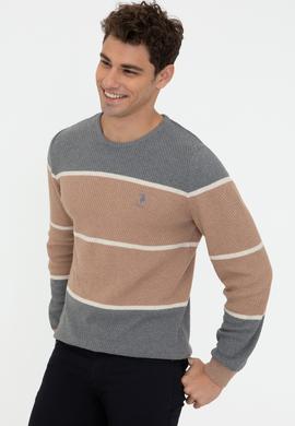 Erkek Camel Melanj Kazak - 50237332024