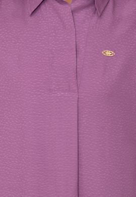 Kadın Menekşe Gömlek Uzunkol - 50237632004