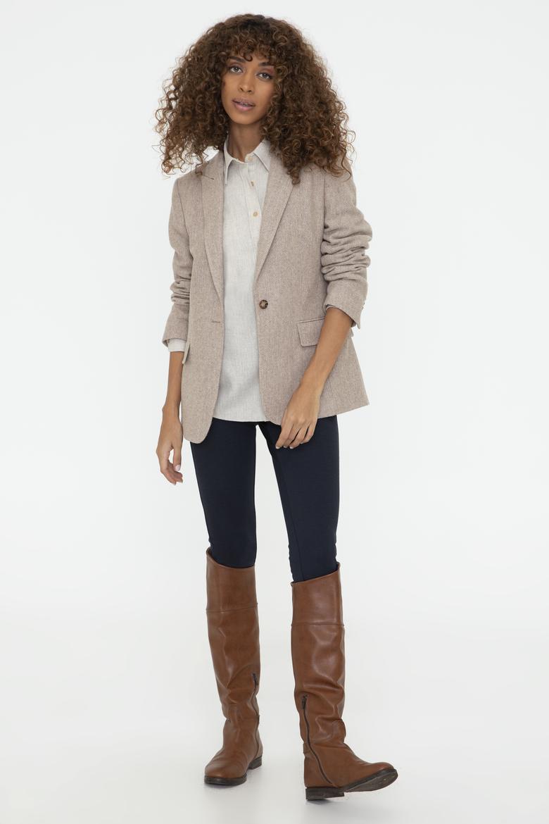 Kadın Camel Ceket - 50241247030