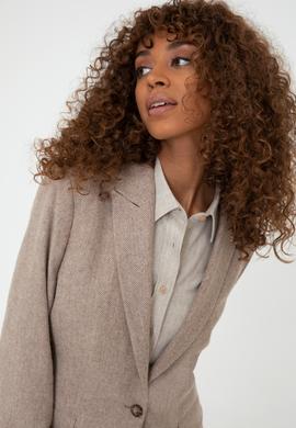 Kadın Camel Ceket - 50241247030