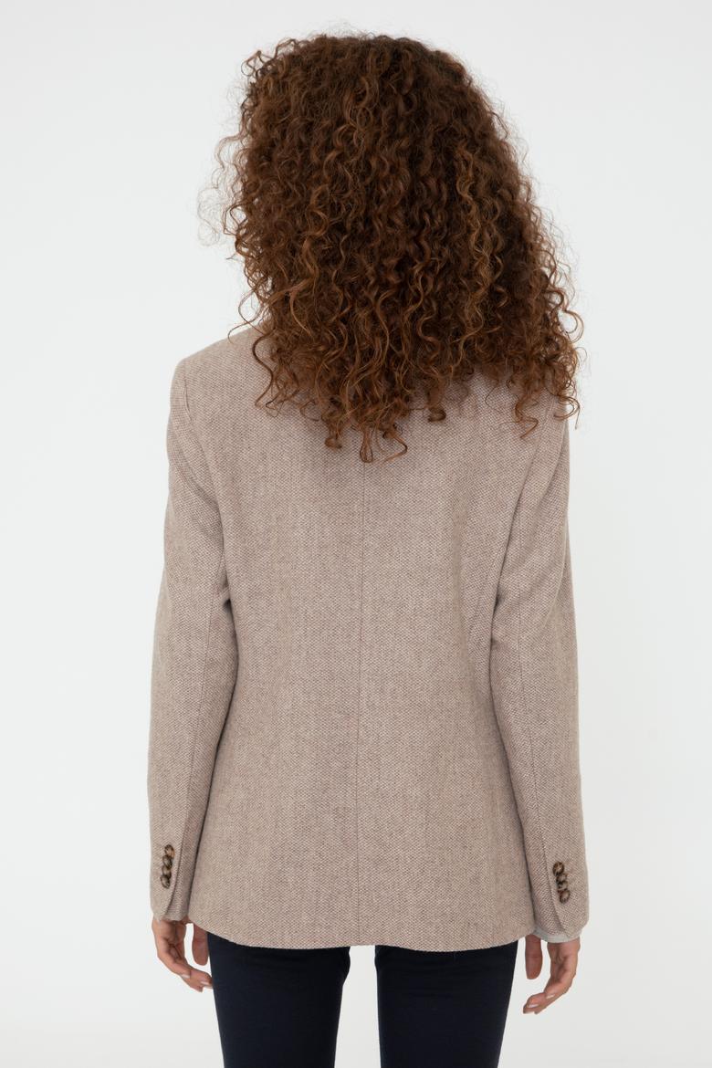 Kadın Camel Ceket - 50241247030