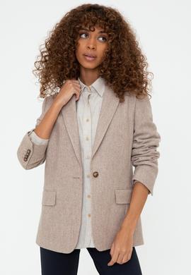 Kadın Camel Ceket - 50241247030