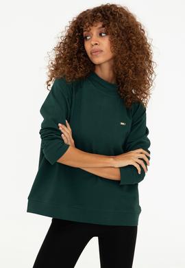 Kadın Koyu Yeşil Sweatshirt - 50249242037