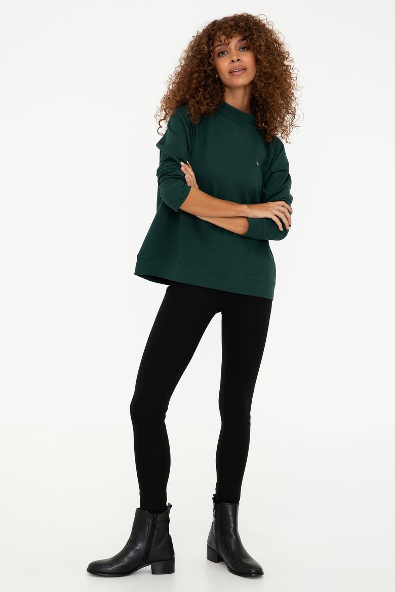 Kadın Koyu Yeşil Sweatshirt - 50249242037