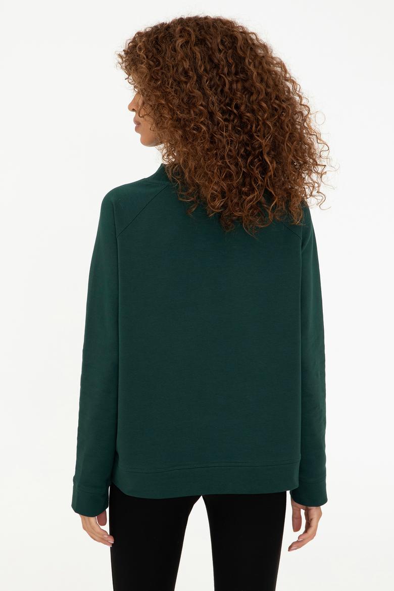 Kadın Koyu Yeşil Sweatshirt - 50249242037