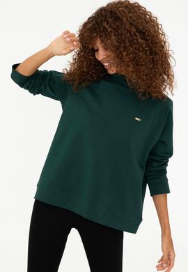 Kadın Koyu Yeşil Sweatshirt - 50249242037