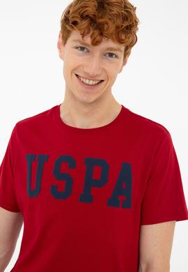 Erkek Bordo Basic Tişört - 50232300164