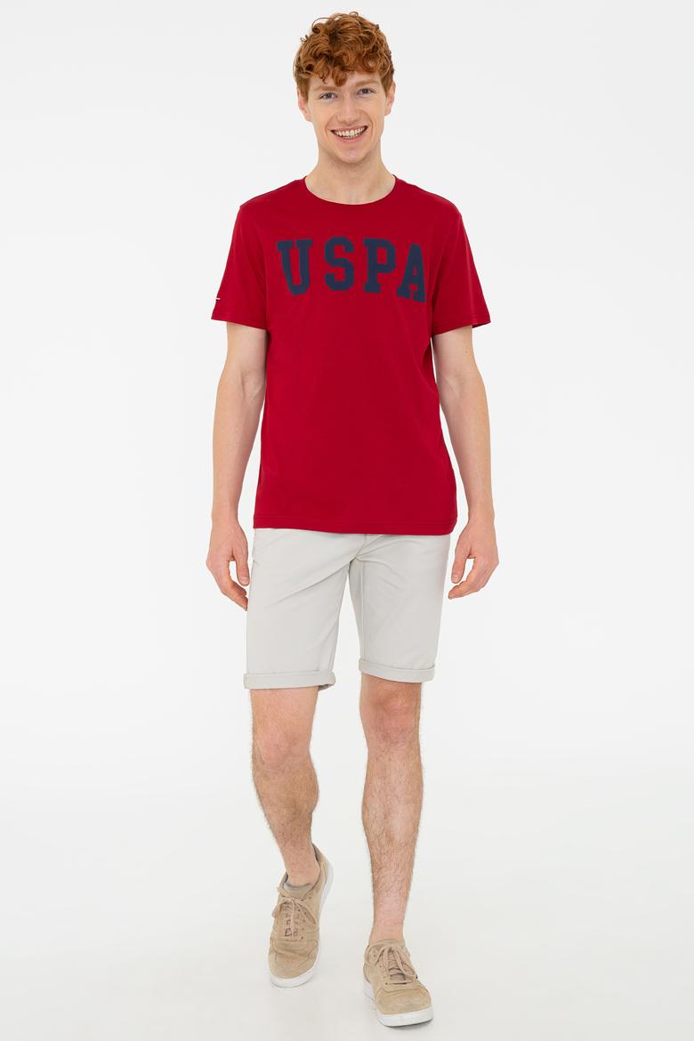 Erkek Bordo Basic Tişört - 50232300164