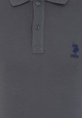 Erkek Polo Yaka Antrasit T-Shirt Basic - 50232308368