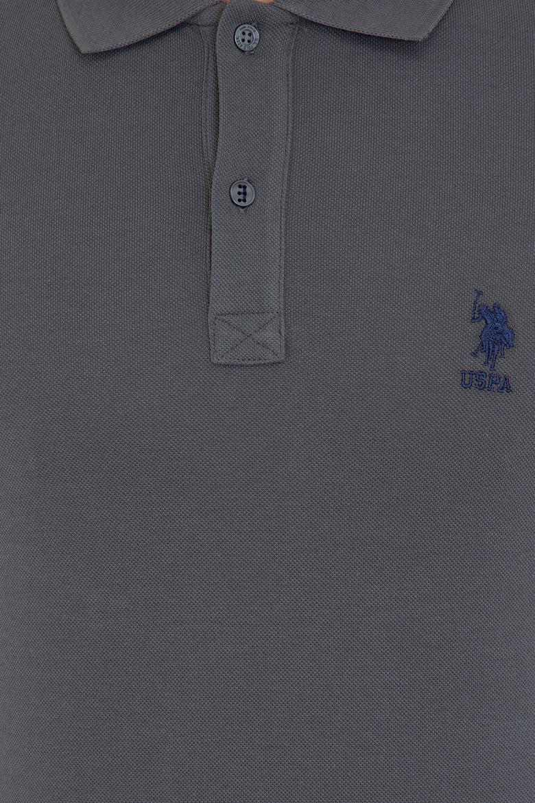 Erkek Polo Yaka Antrasit T-Shirt Basic - 50232308368