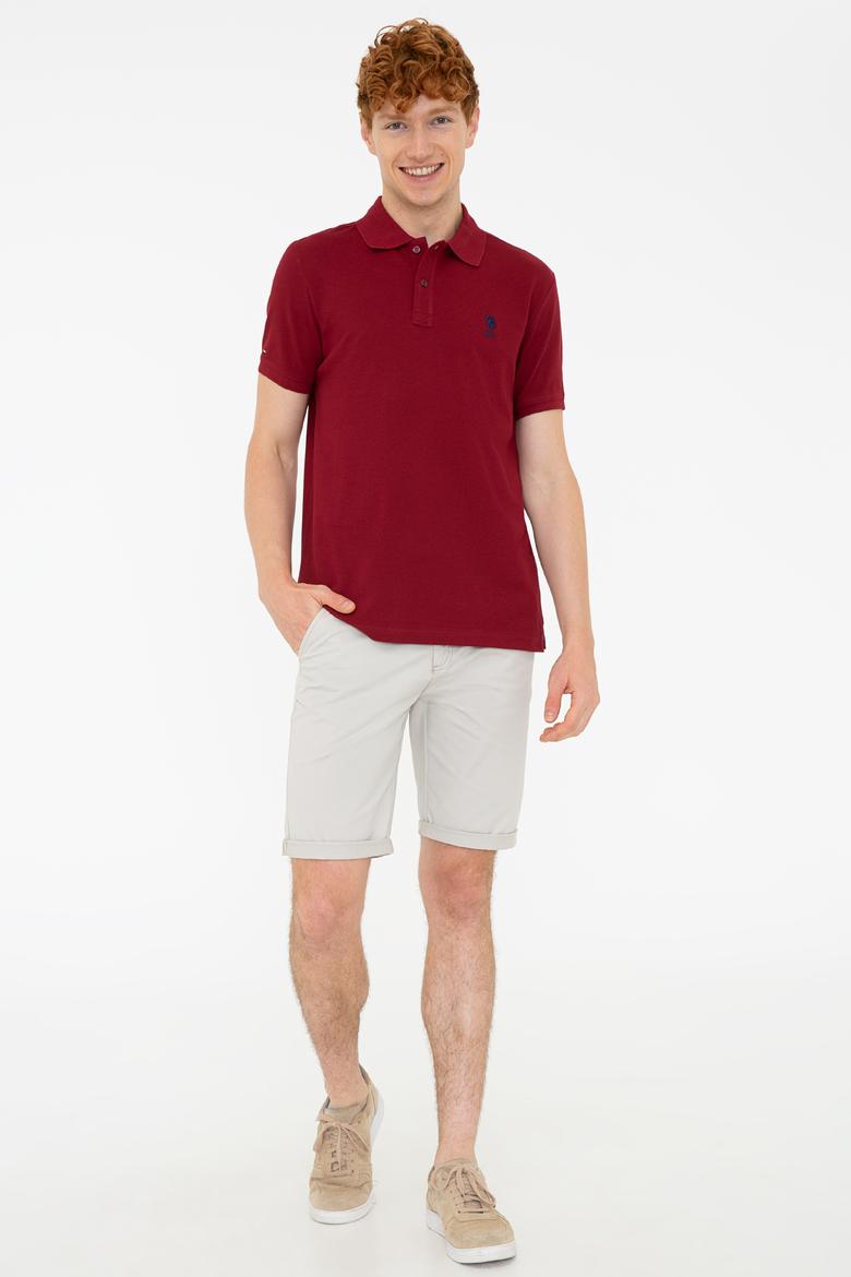 Erkek Bordo Basic Tişört - 50232308418