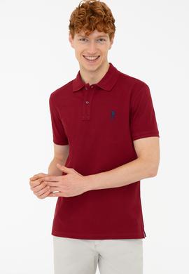 Erkek Bordo Basic Tişört - 50232308418