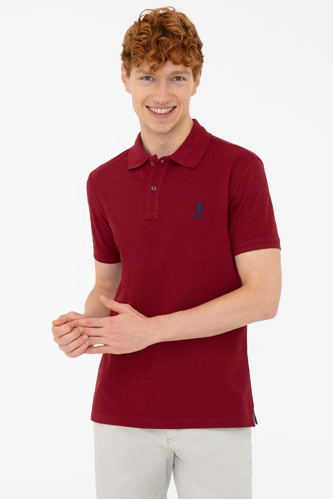 Erkek Bordo Basic Tişört