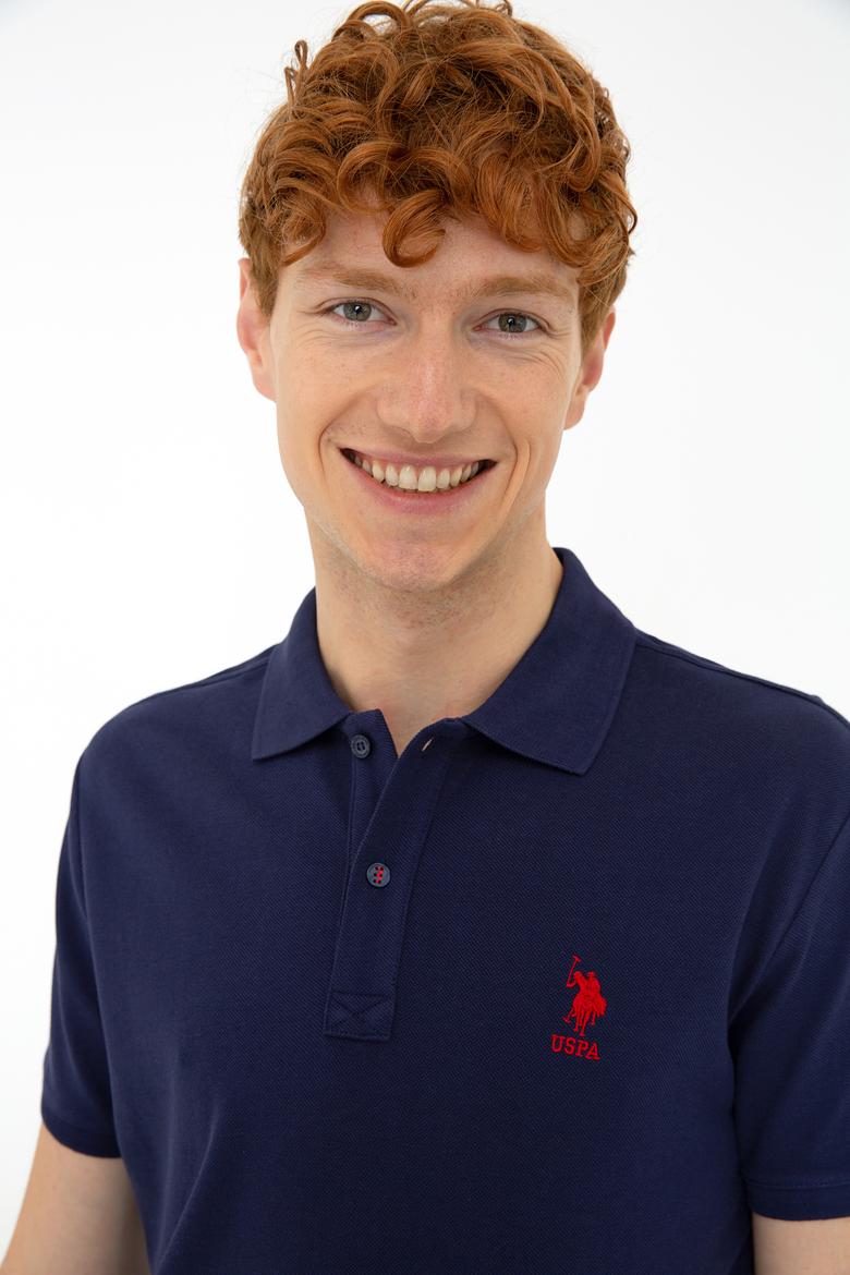 Erkek Lacivert Basic Tişört - 50232311013