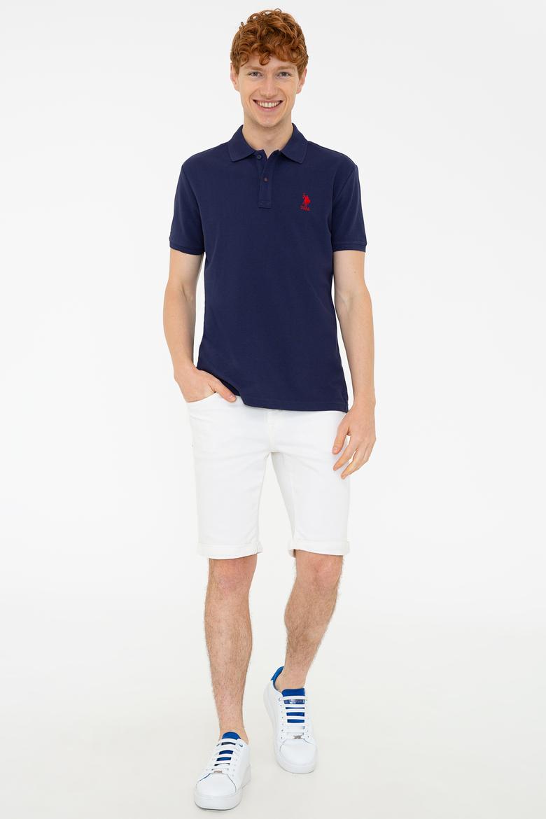 Erkek Lacivert Basic Tişört - 50232311013