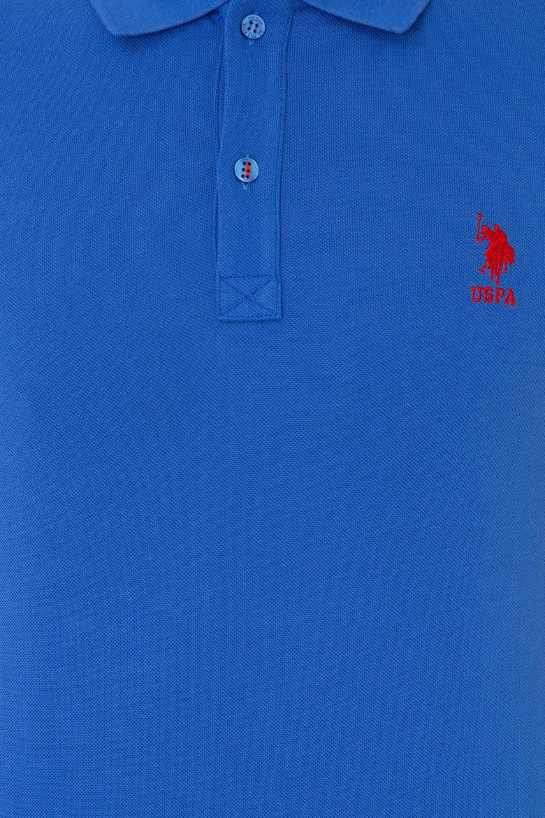 Erkek Saks Polo Yaka T-Shirt Basic - 50232311134