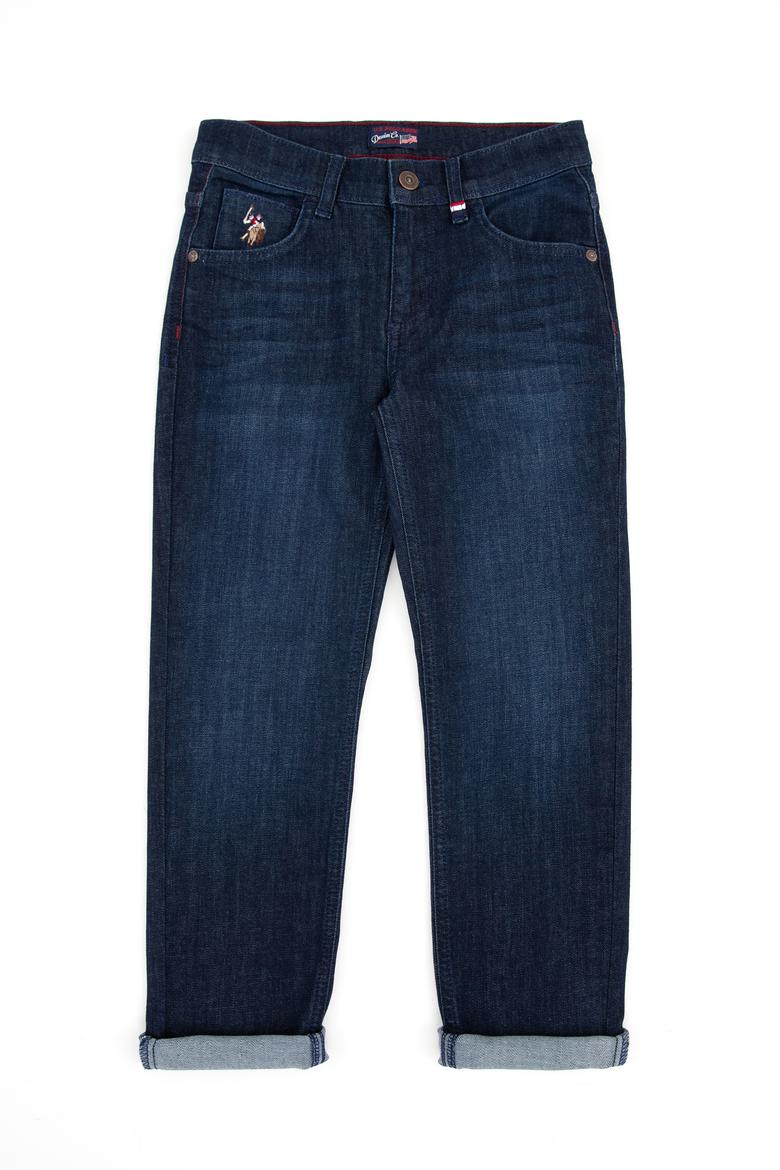 Erkek Çocuk Koyu Mavi Jean Pantolon - 50226115005