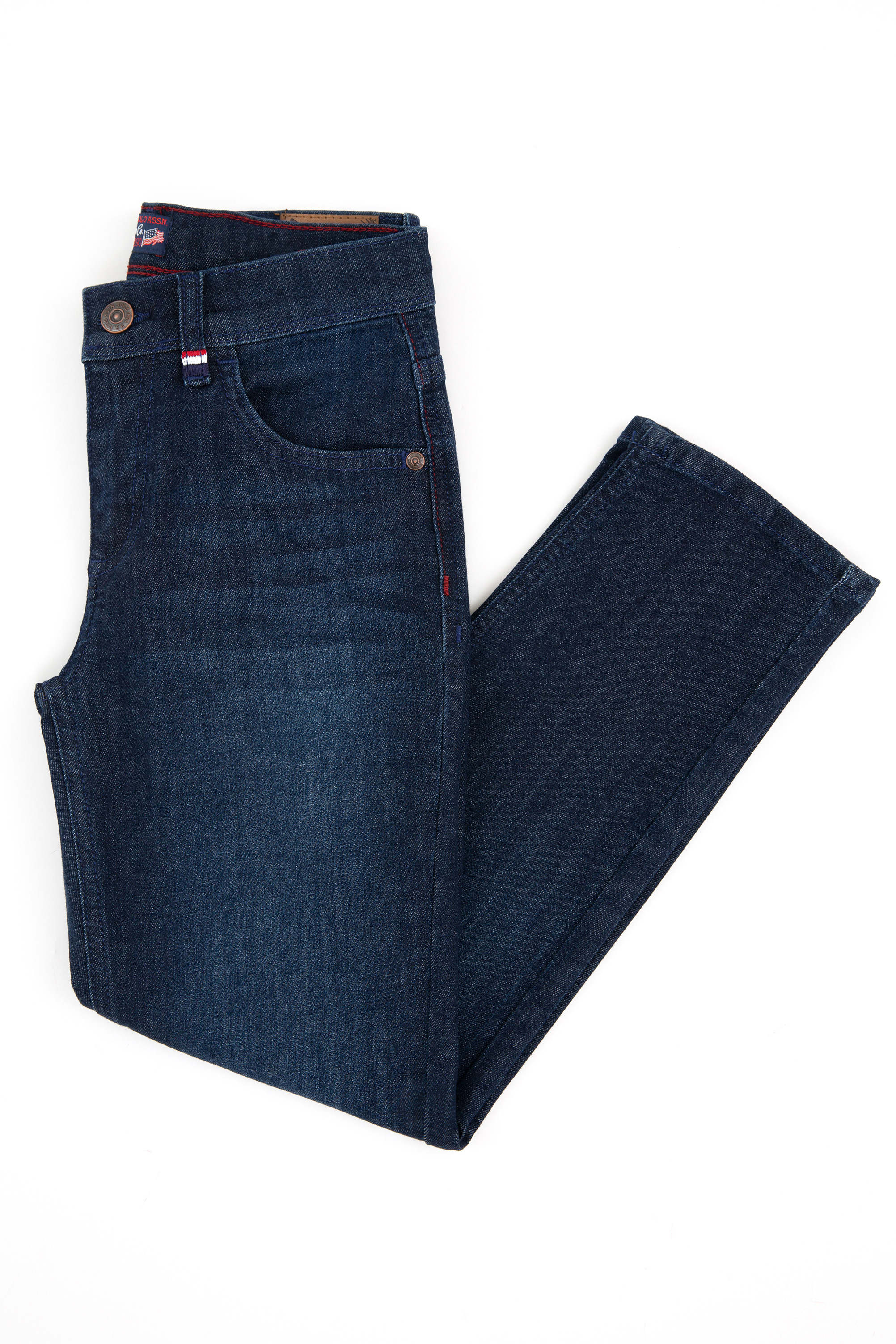 Erkek Çocuk Koyu Mavi Jean Pantolon - Image 1
