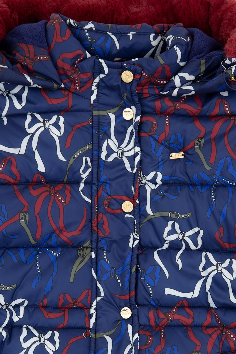 Kız Çocuk Lacivert Mont - 50237023004