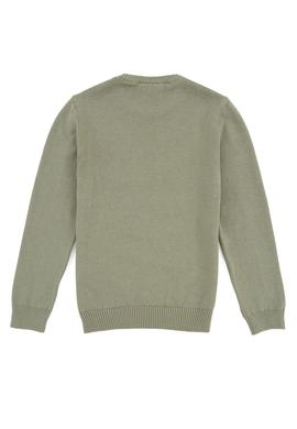 Erkek Çocuk Yeşil Bisiklet Yaka Triko Kazak - 50237671016